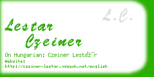 lestar czeiner business card